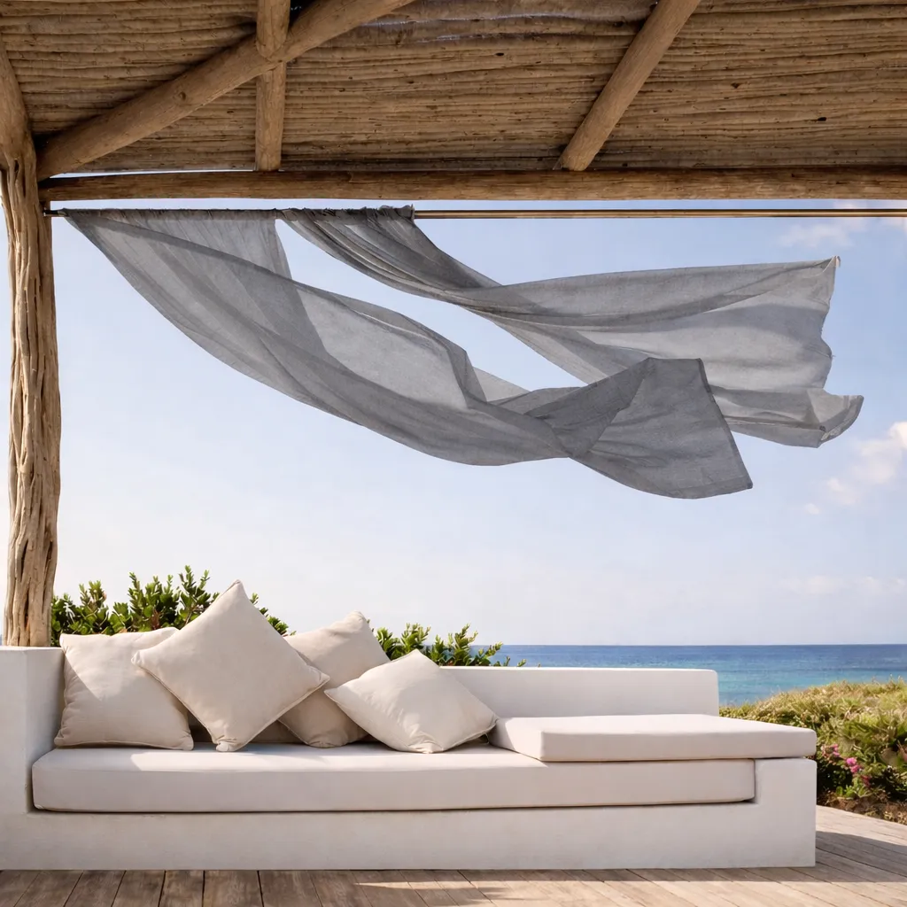 Lounge unter Pergola mit Meeresblick grau.webp