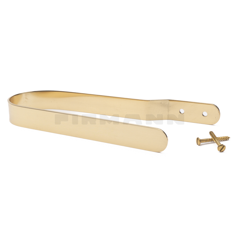Raffarm 18 cm messing gl., Wandabstand 8 cm