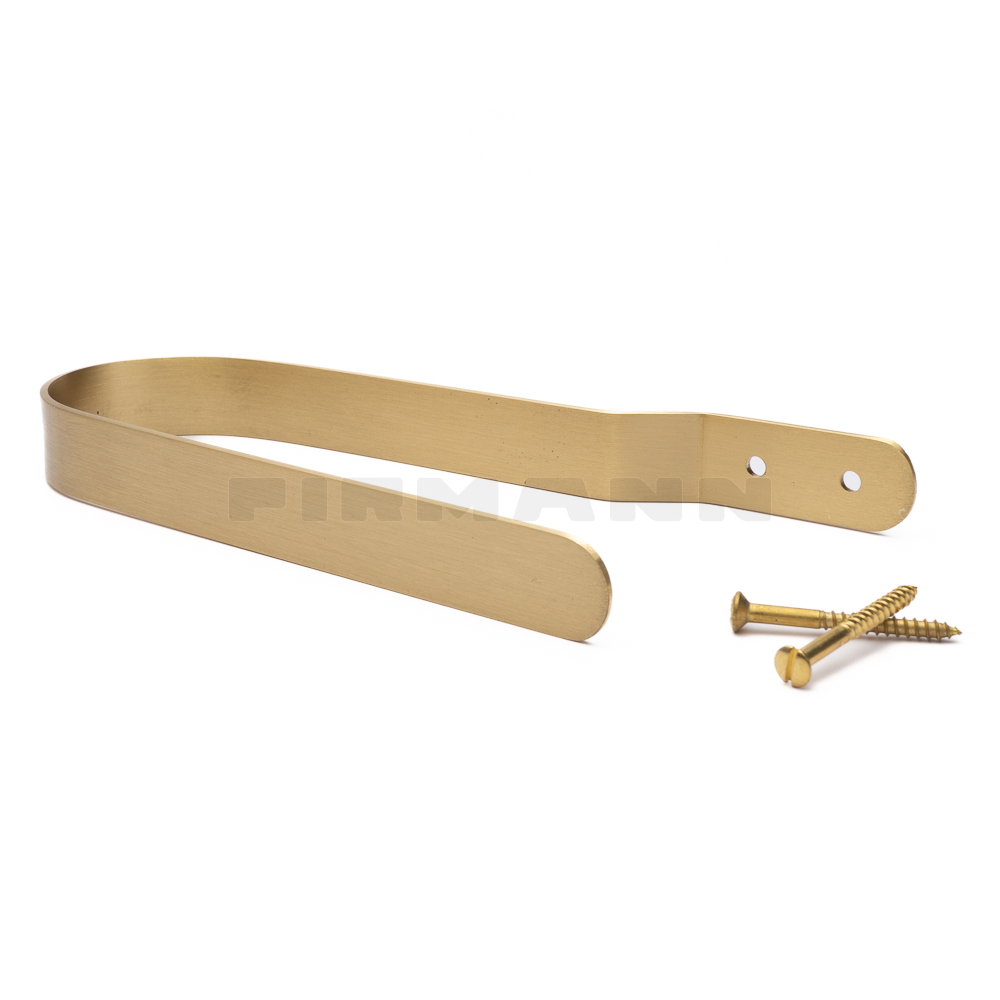 Raffarm 18 cm messing matt, Wandabstand 8 cm