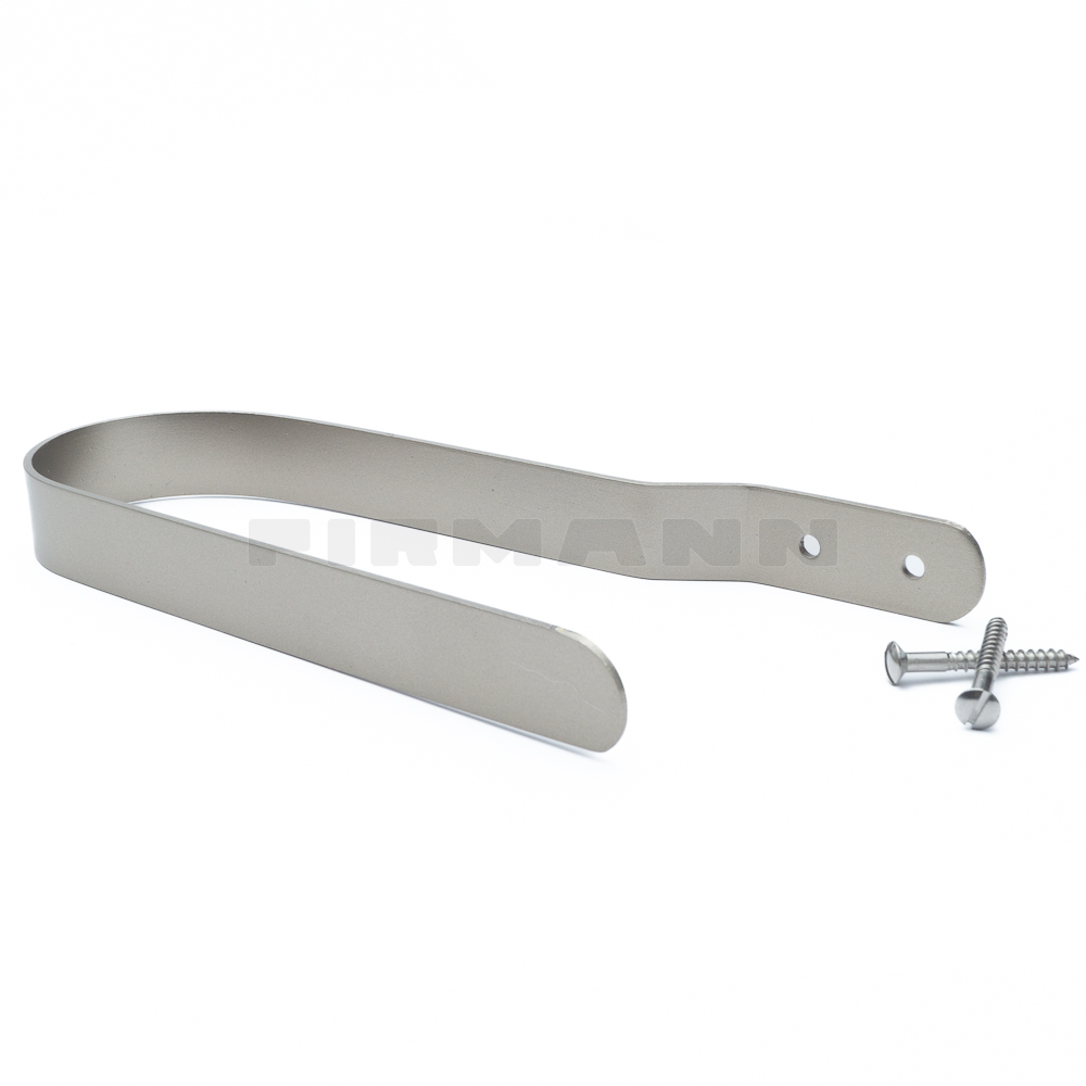 Raffarm 16 cm nickel matt, Wandabstand 8 cm