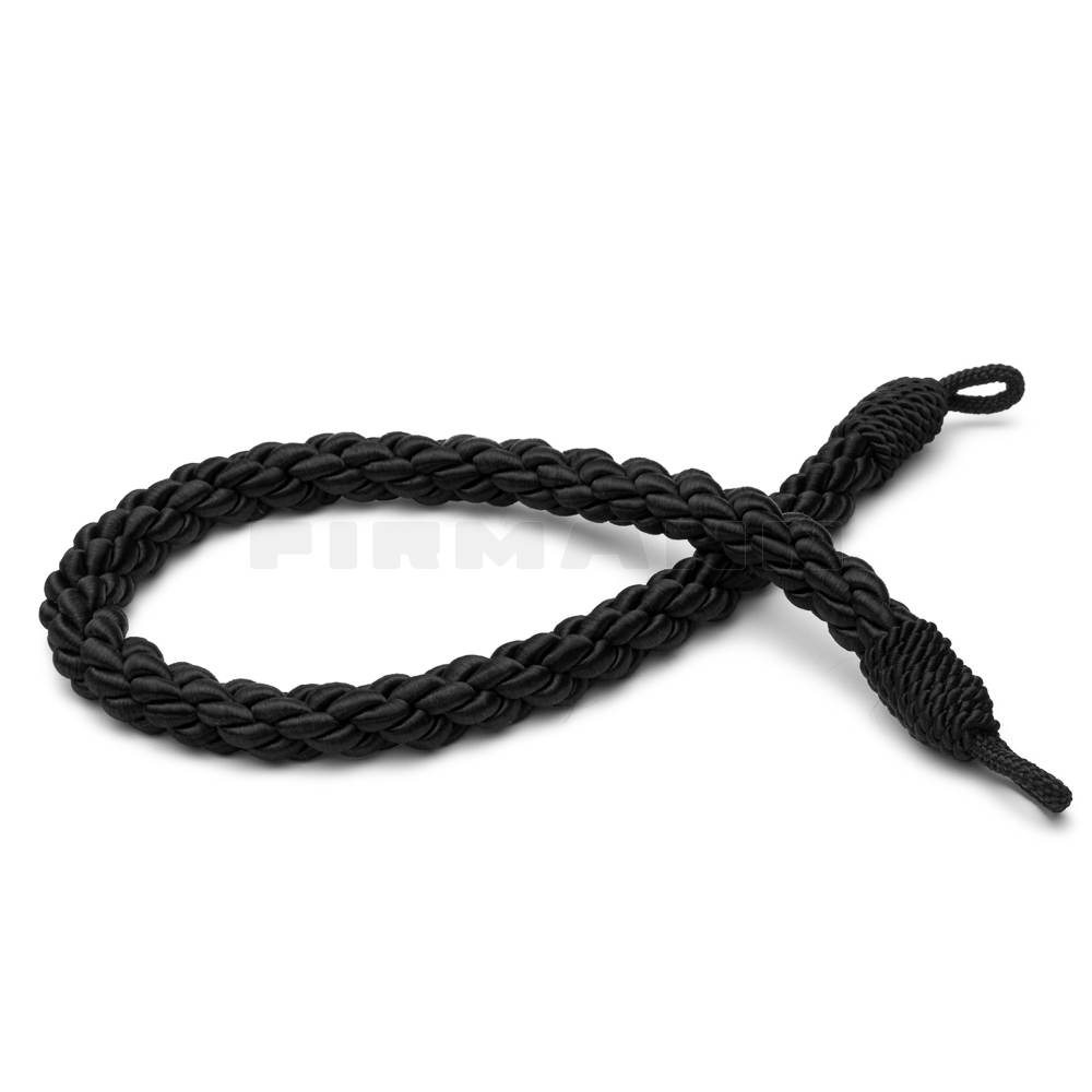 [VRA266] RH Kordel AREZZO 75/2 cm, schwarz