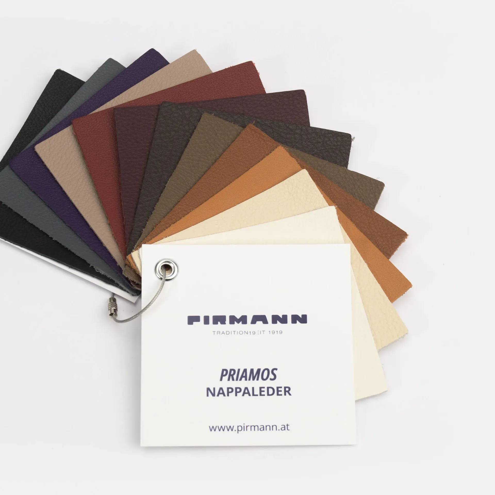 Echtleder PRIAMOS Musterblock 10x10 cm