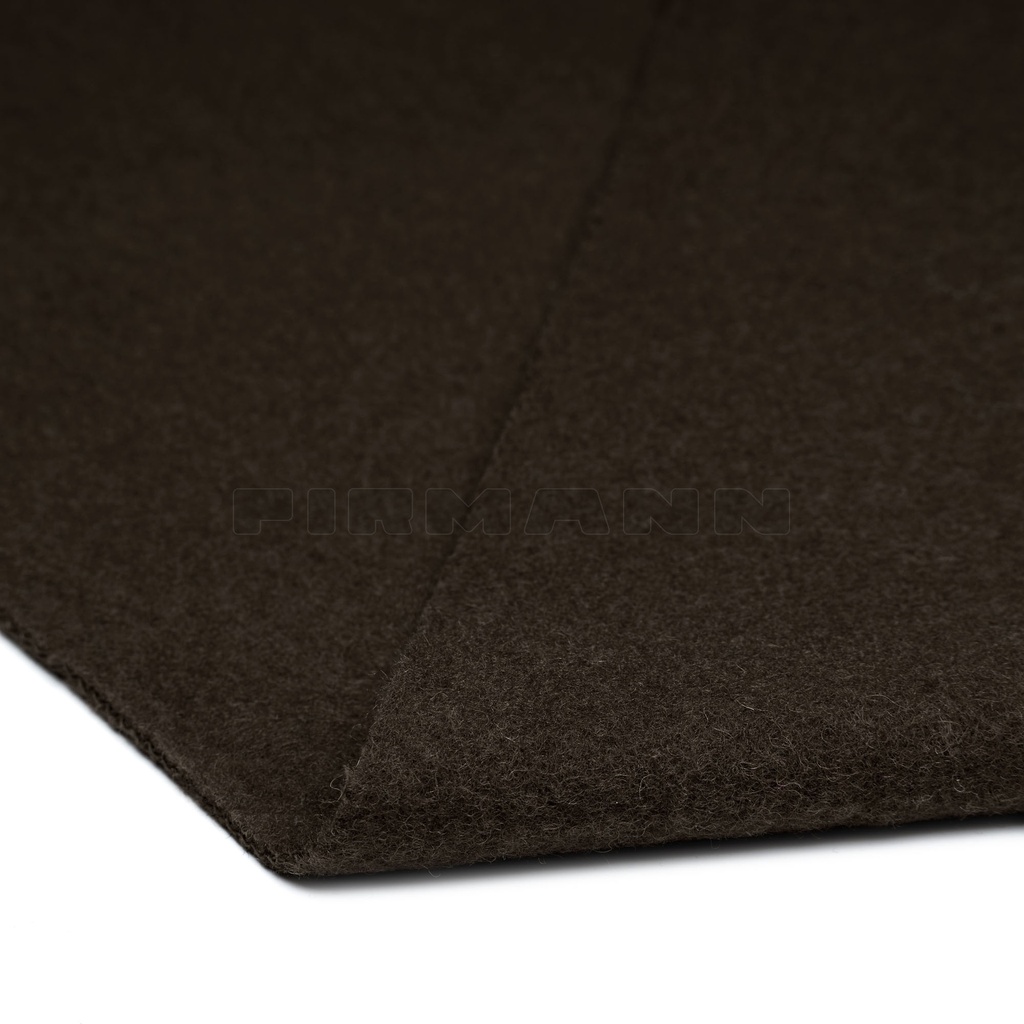 Thermo-Loden dkl. braun 100% Schurwolle, 150 cm