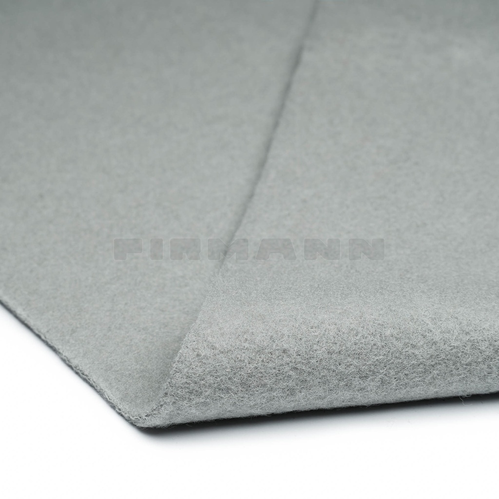 [137045] Thermo-Loden h.grau 100% Schurwolle, 150 cm