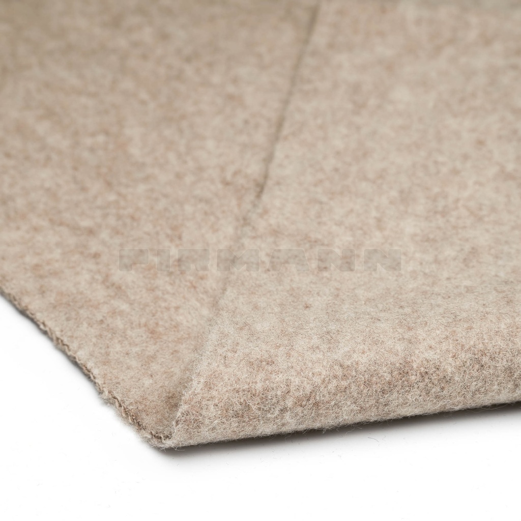 Thermo-Loden beige meliert 100% Schurwolle, 150 cm