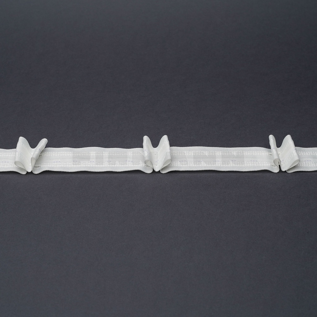 Faltenband Samba wß 1:1,85 (F2) 26mm