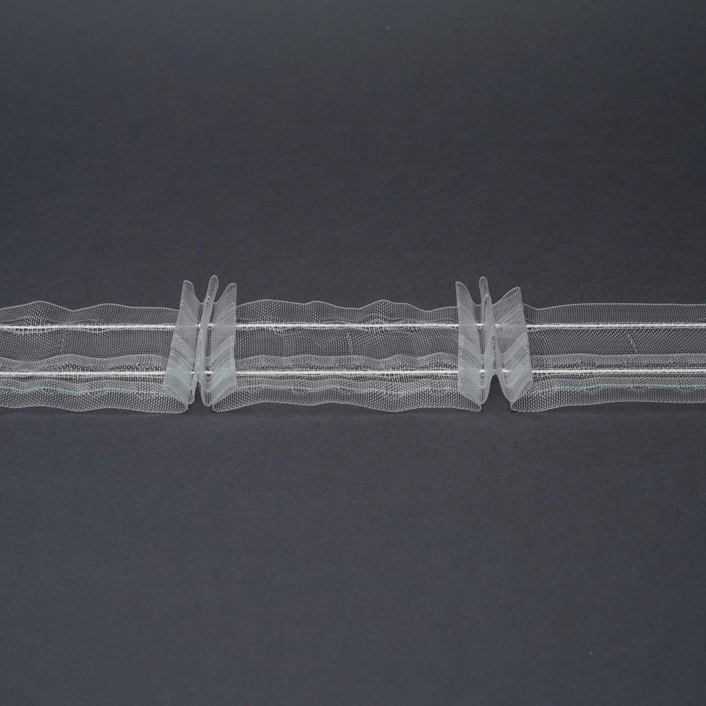 Faltenband Boogie transp.1:2 (F3) 50mm