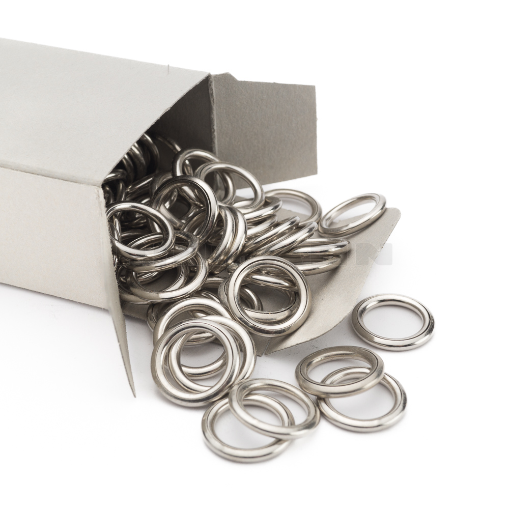 [192273] Vorhg.Ringe 13/18mm, messing vernickelt