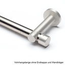 Edelstahl-Rohr natur gebürstet, DM 20x1,0 mm