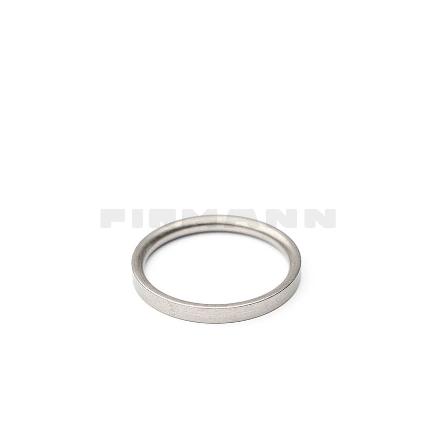 Flachringe Nickel matt  DM 40mm für 28er Stange
