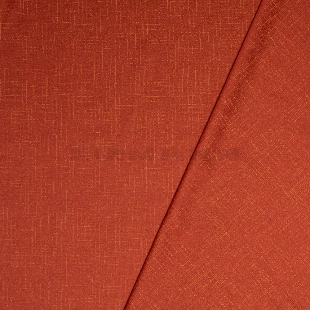 Boccia orange - Vorhangstoff