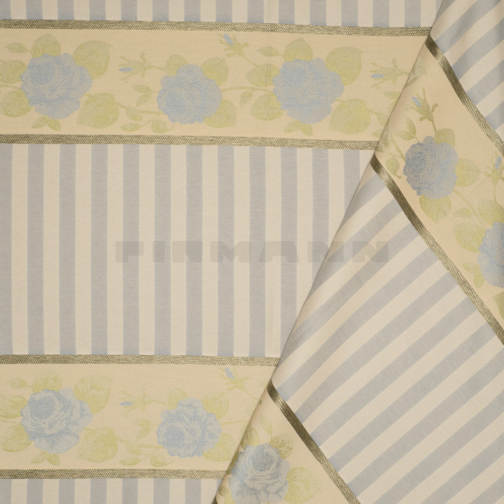 [501061] Daphne blau - Vorhangstoff