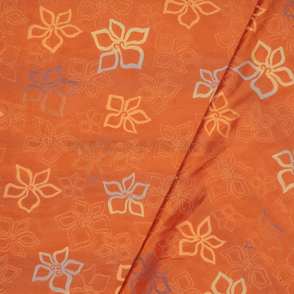 Doris orange B1 - Vorhangstoff