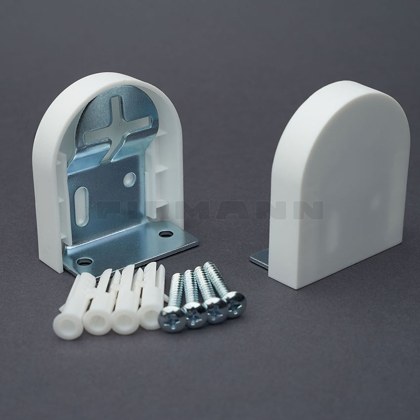 [700352] Rollerträger-Set groß + Abdeckg. Schr. Dübel