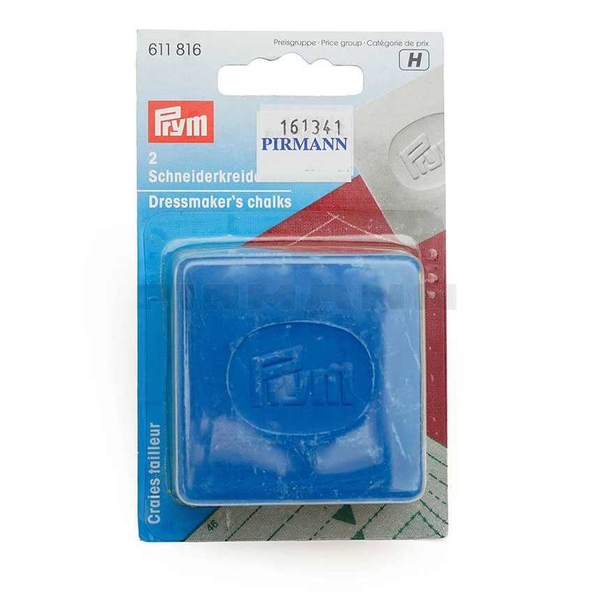 [161341] Schneiderkreide SB gelb+blau (2 Stk)