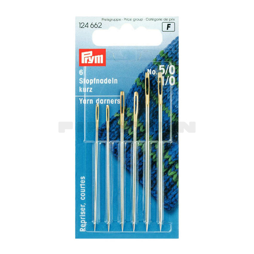 [164040] SB Stopfnadeln kurz 5/0-1/0  (6Stk.)