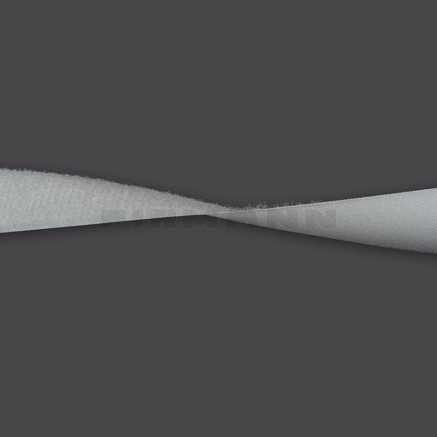 [198824] Velourband 38 mm weiß (K-Verschl)