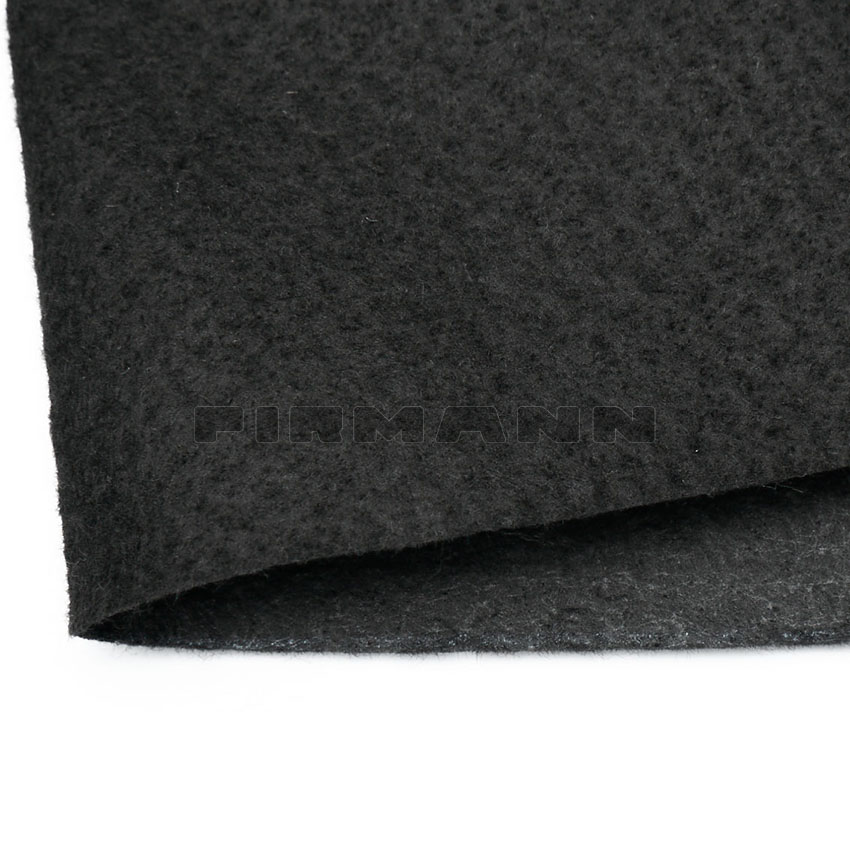 Verspann-Nadelvlies 150 cm, schwarz 125 g/m²