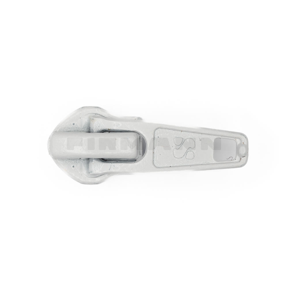 Schieber weiß 6000 f. Reißverschl. 6,4 mm