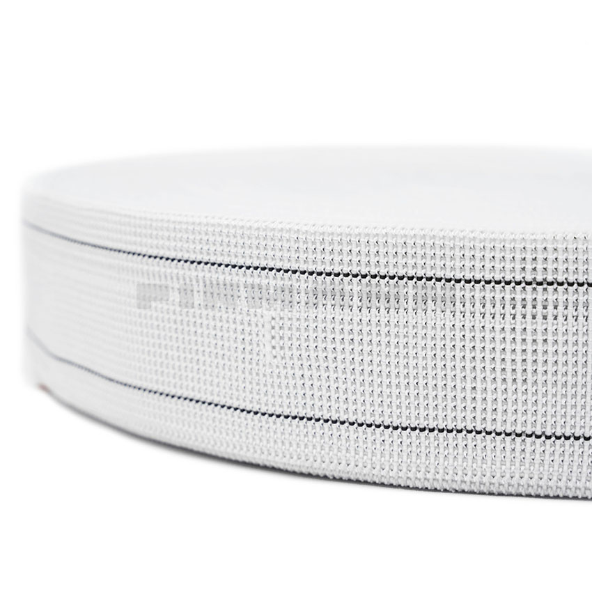 [613501] Elastic-Gurten 60 mm nat. 100% Vorsp.