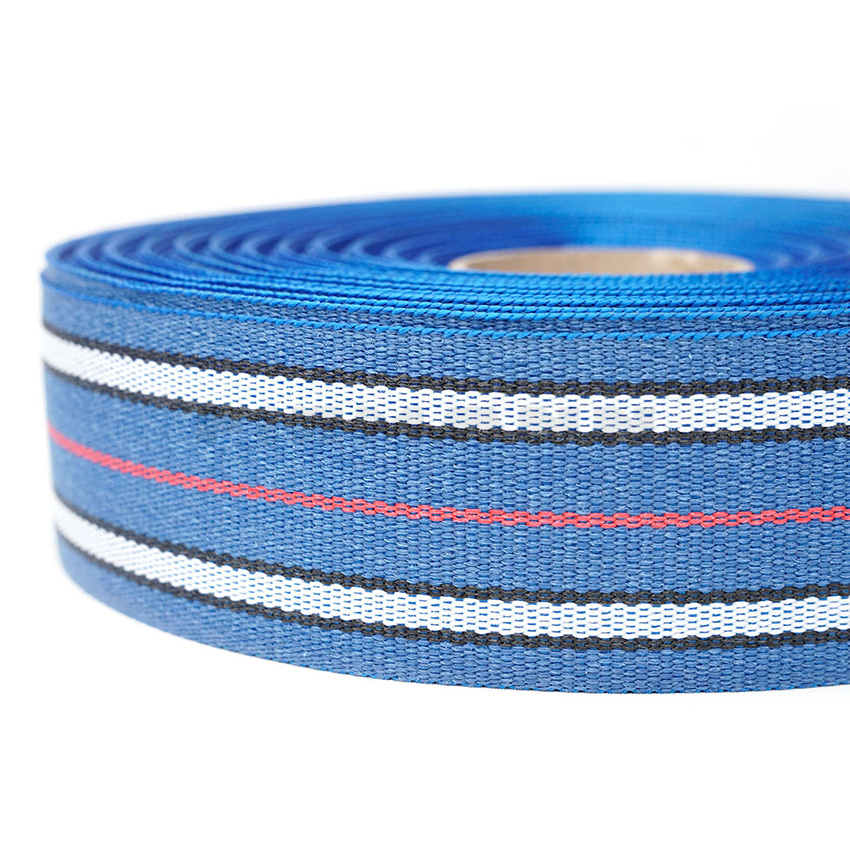 Rodelgurten vollsynth. 6 cm blau