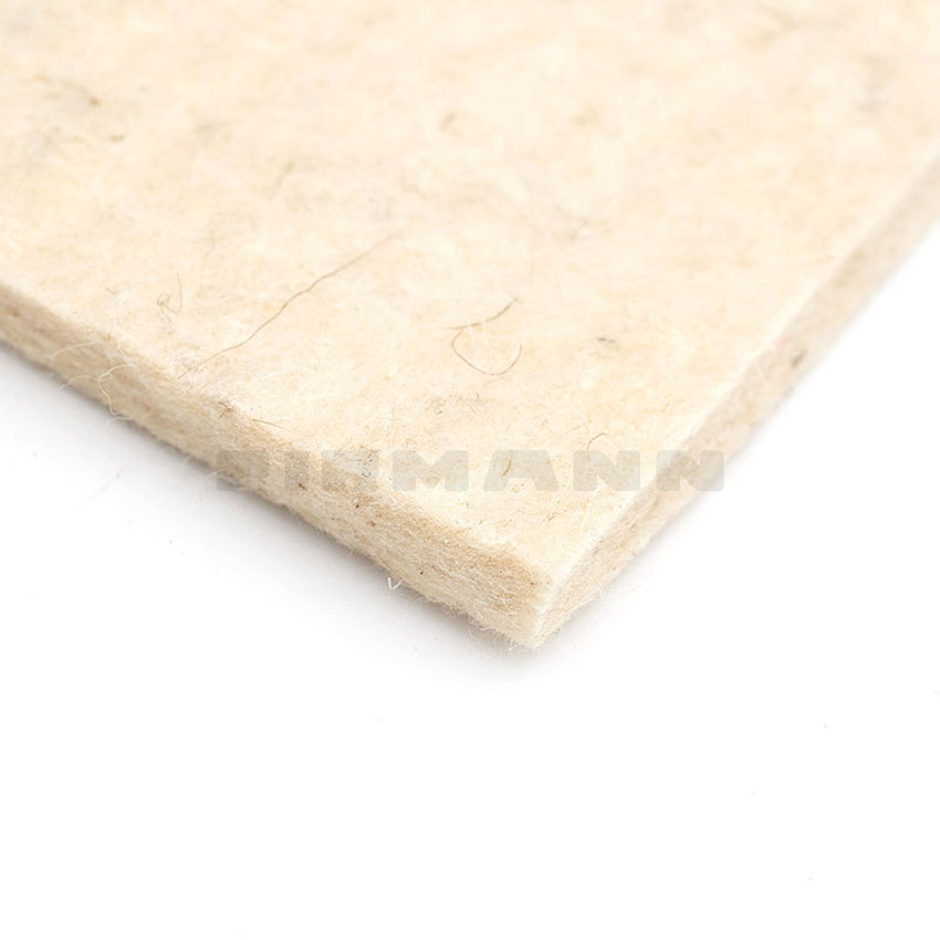 Technischer Wollfilz 5 mm, 180 cm, rohweiß