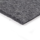 Kirchenbankfilz 5 mm, 180 cm 100% WO, grau meliert