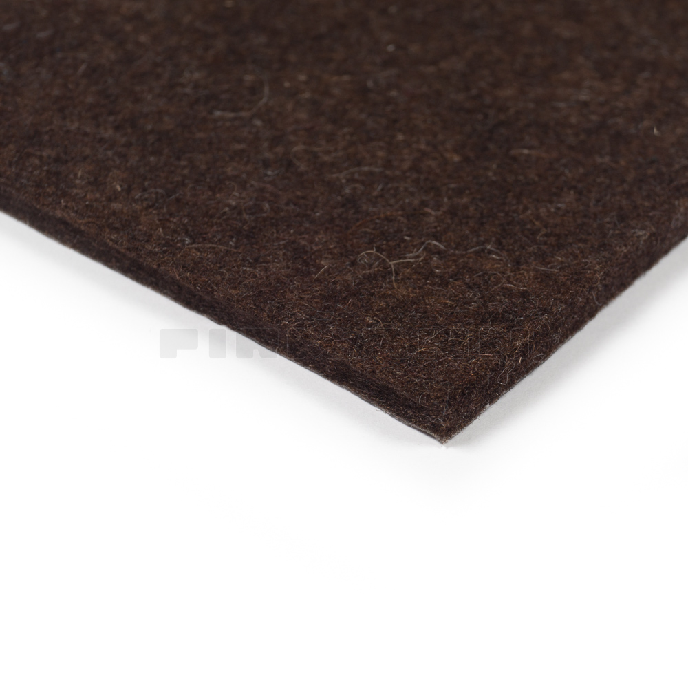 [636028] Kirchenbankfilz 5 mm, 180 cm 100% WO, trüffelbraun