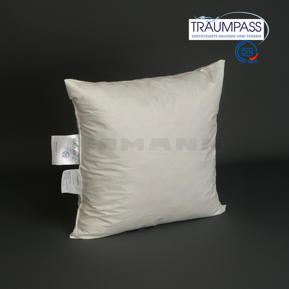 Traumpass-Federkissen 45x45 cm, MEDIUM 730 g