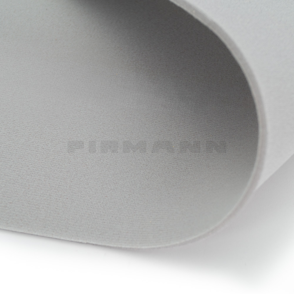 Himmelstoff Velour kaschiert 4 mm, 150 cm, hellgrau