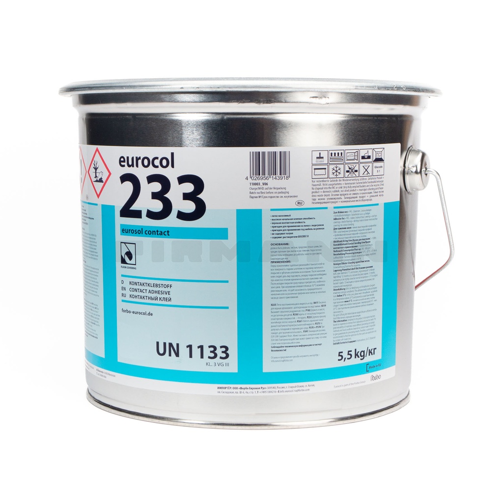 Eurocol 233 Schaumstoff Kontaktkleber 5,5 kg