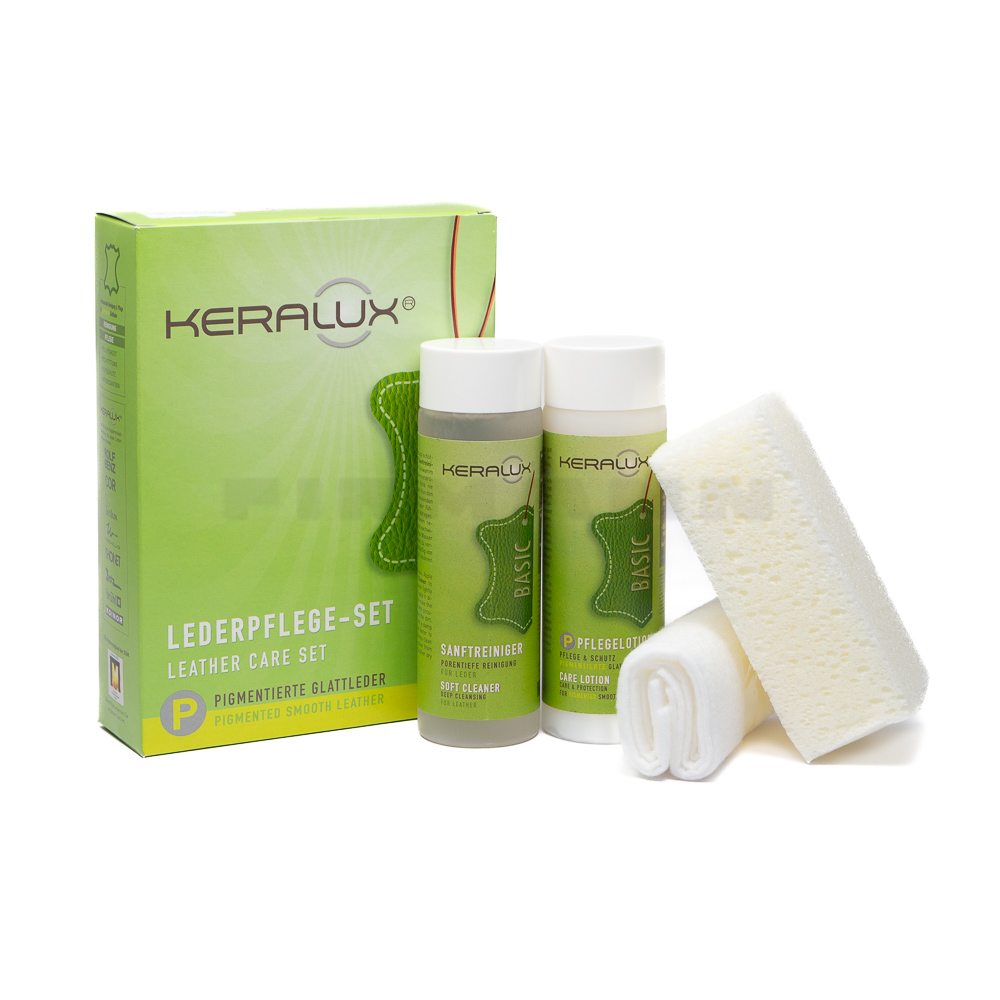 Echtleder Pflegeset P für pigmentierte Leder