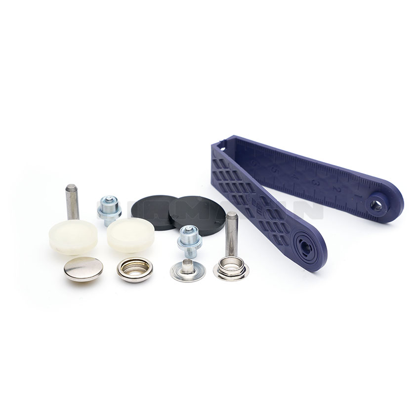 [750914] Druckknöpfe 15 mm f. Camping Multipac, 100 Gar.