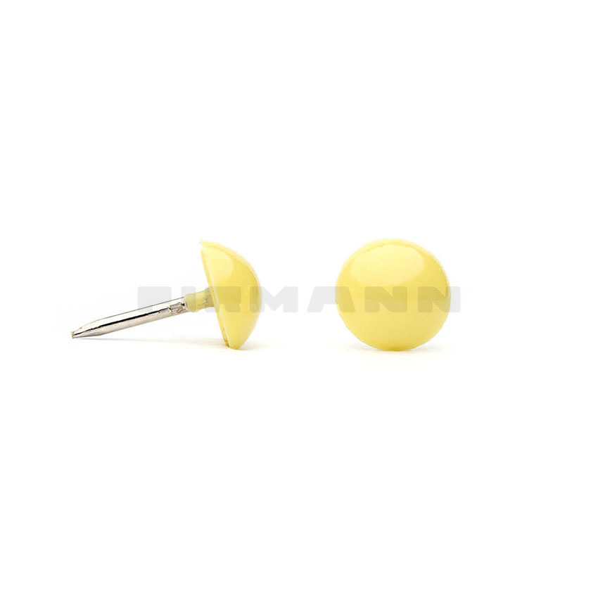 Plastikkopf gelb 16 Ziernägel