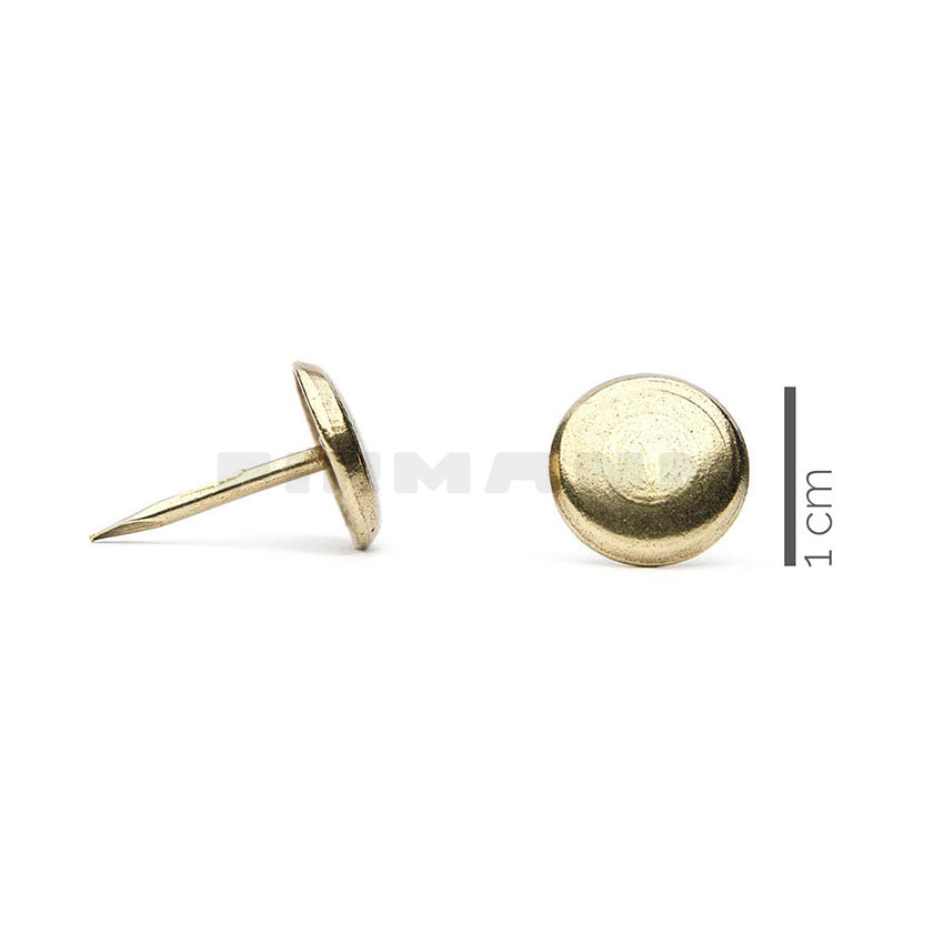 Ziernägel 265 vermessingt11 mm (flach)