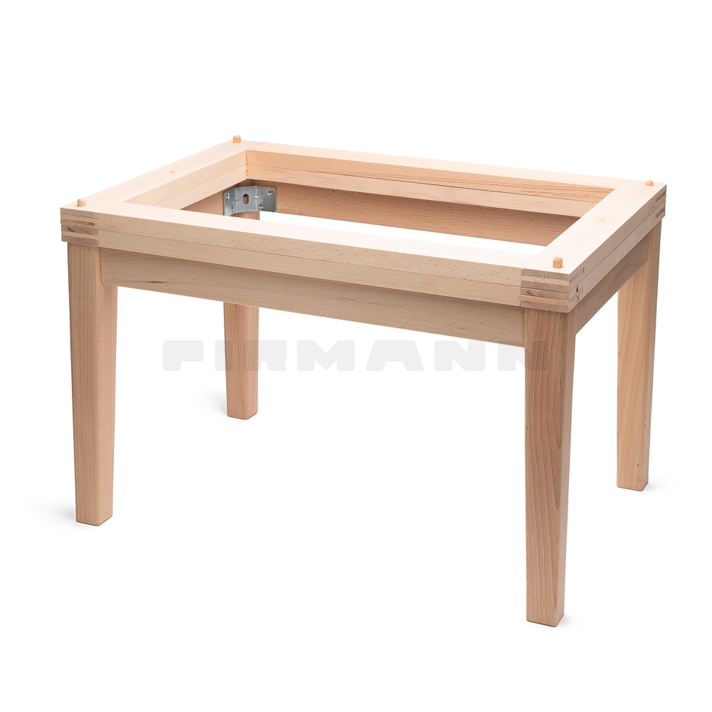 Piano-Hocker-Bausatz, Buche roh, 60x40x35 cm