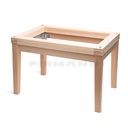 Piano-Hocker-Bausatz, Buche roh, 60x40x35 cm