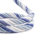 Handlaufseil blau/weiß/blau VI 30 mm indoor, max. 10 lfm