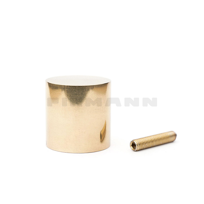 Seilendabschluss 30 mm, messing gl.