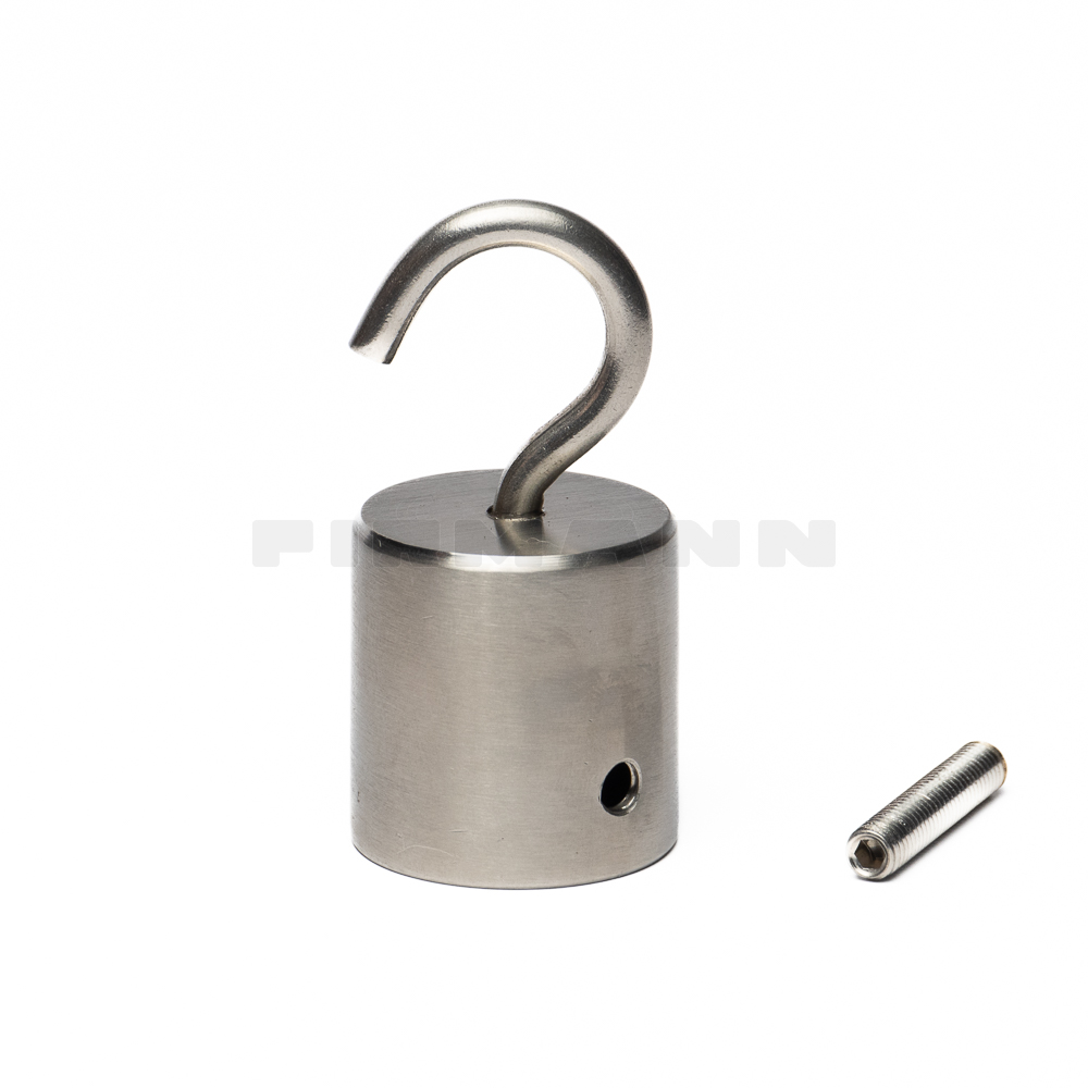 Seilendabschluss-Haken 30 mm, Edelstahl