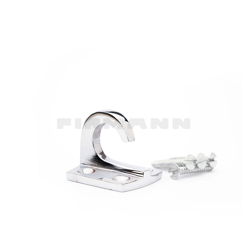 Wandhaken 27 mm W-Abstand verchr.