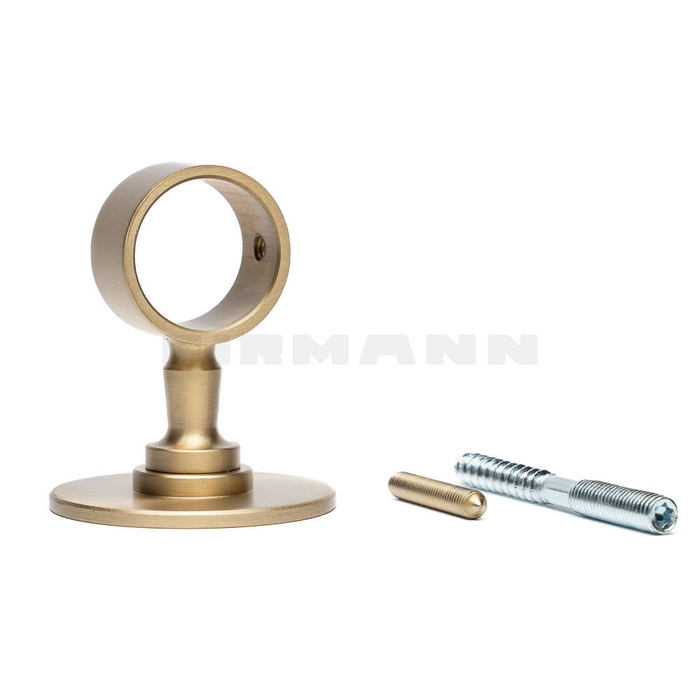 [TSH362] Seilhalter 30 mm mess mt. Grundplt. 60 mm + Stockschraube