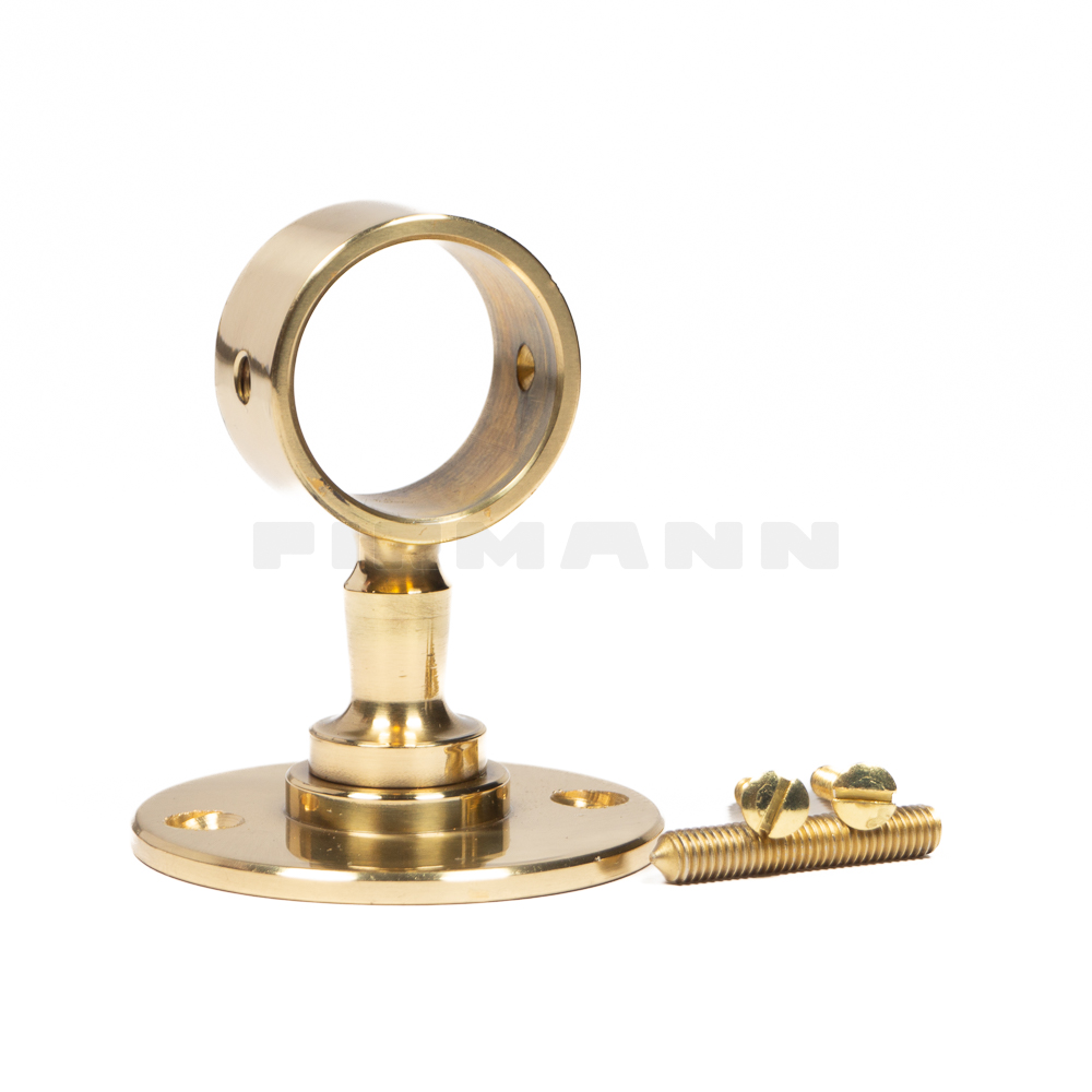 Seilhalter 30 mm mess. gl. Grundplt. 60 mm + Schraublöcher