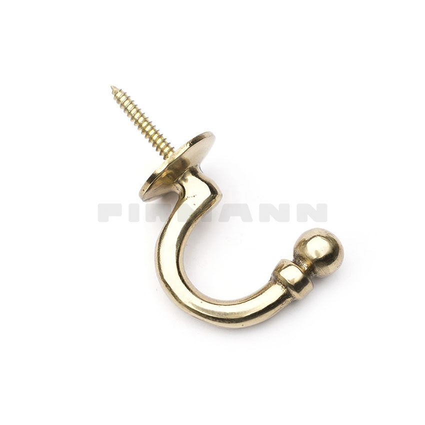 RHH Knauf, messing gl.