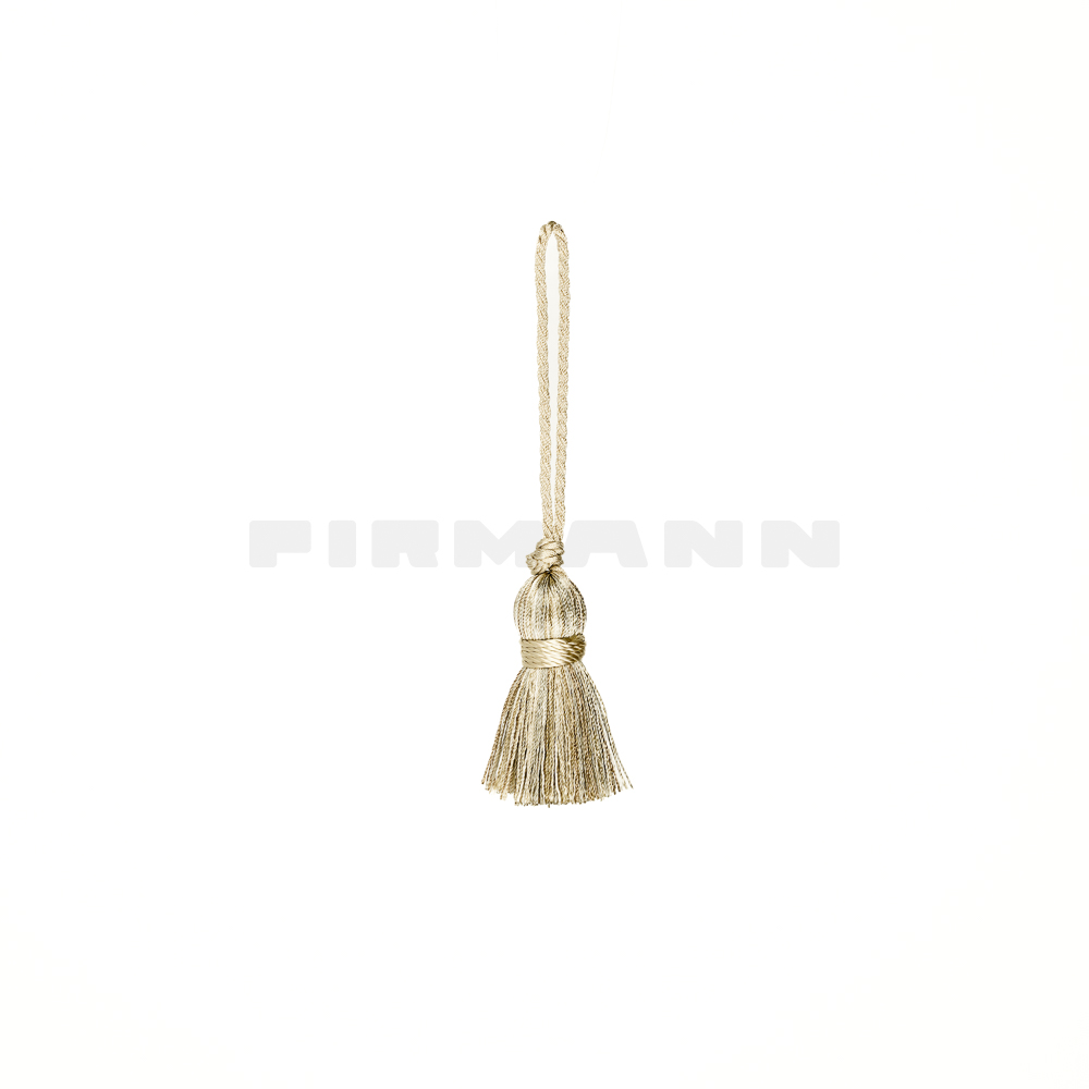 Quaste ISA 5/10 cm beige doré