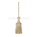 Schlüsselquaste ADELE 12/24 cm, beige doré
