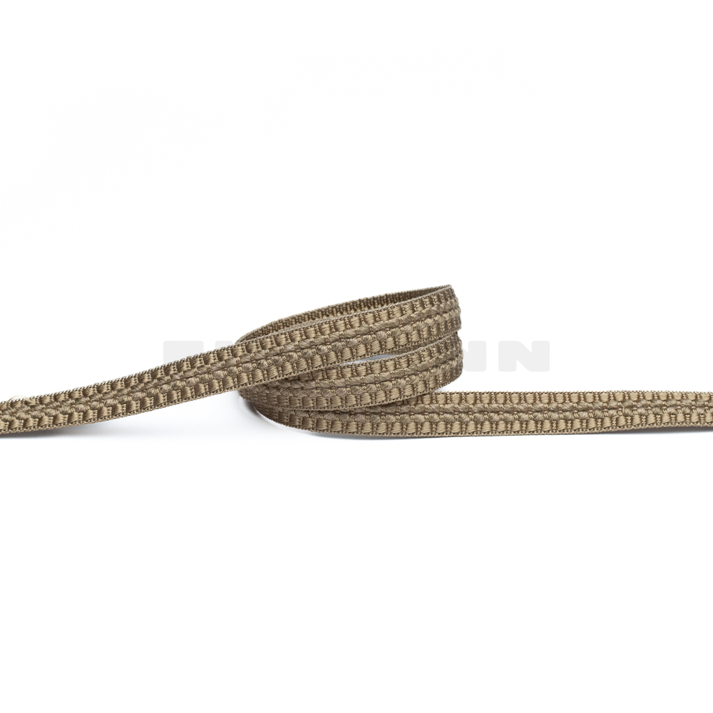 [VB215] Herzerlborte dunkelbeige ca.12 mm