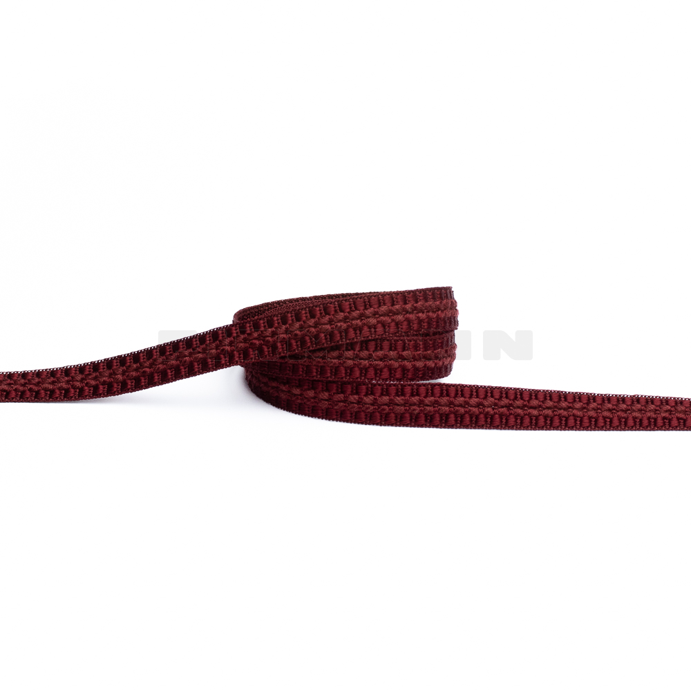 [VB604] Herzerlborte dunkelrot 12 mm