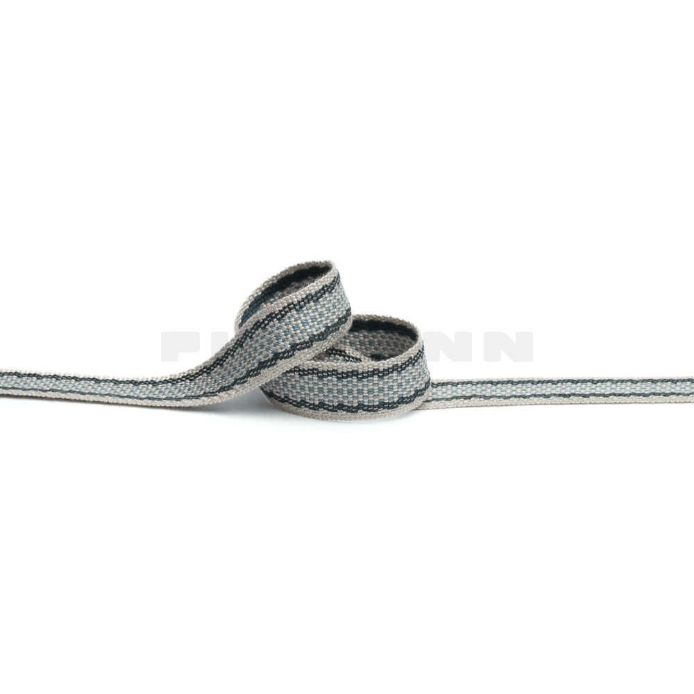 Rips-Möbelborte 15 mm  sasso-marine