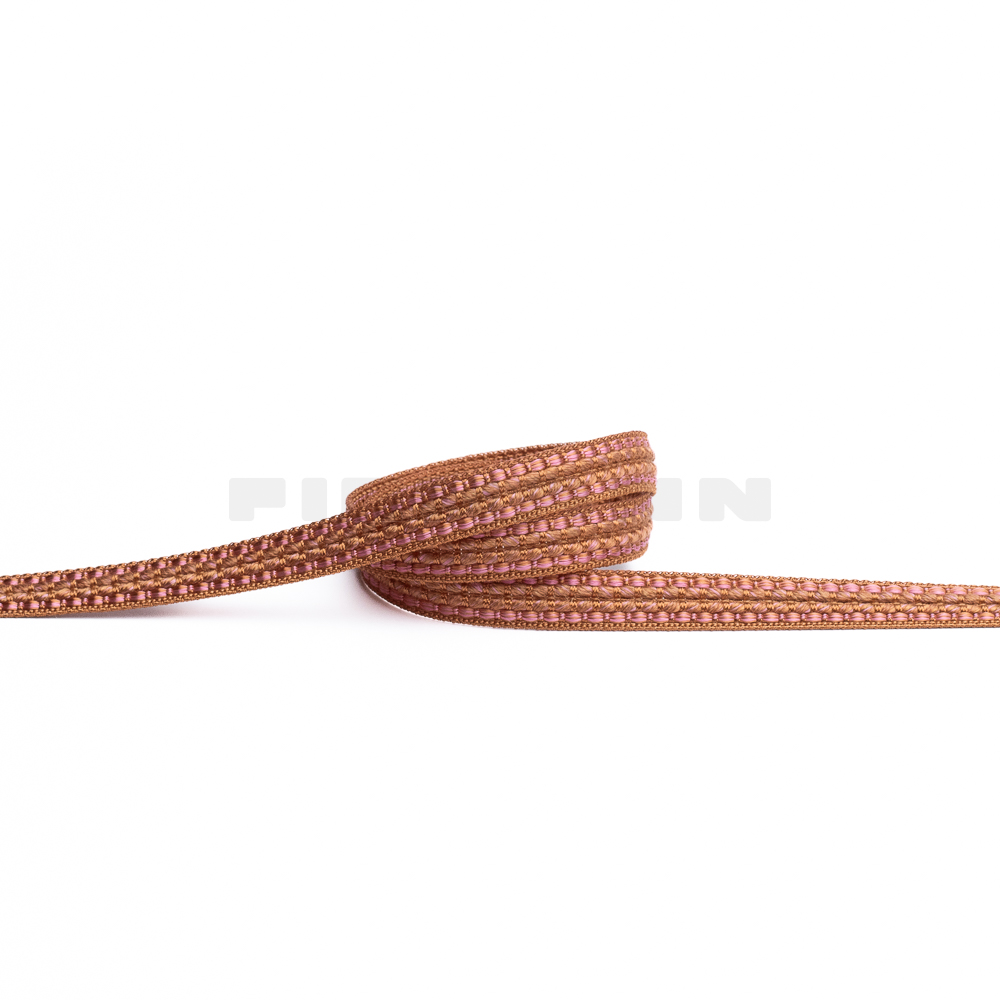 [VB701] Herzerlborte flamingo 12 mm